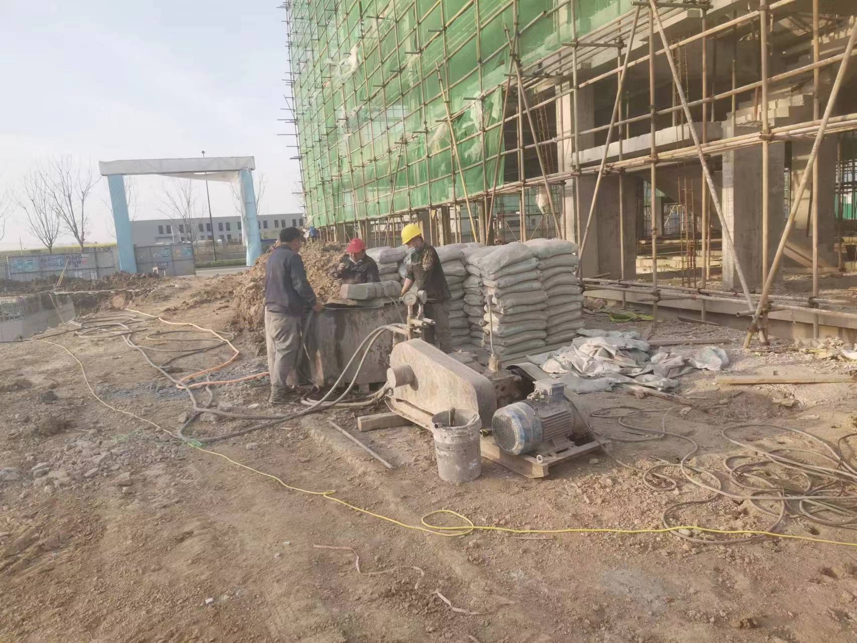 赵西垸林场别墅下沉注浆