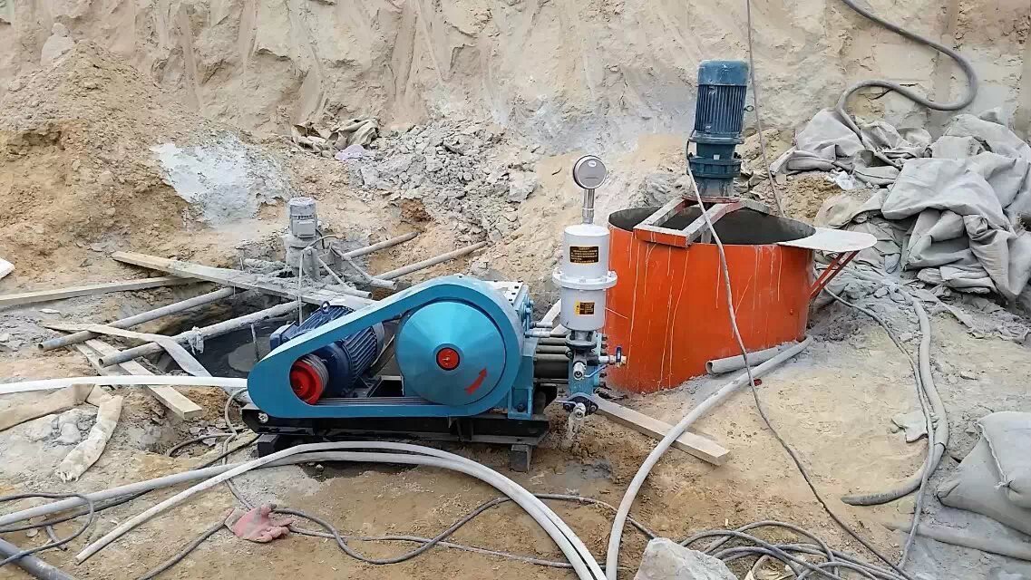 赵西垸林场顶管注浆